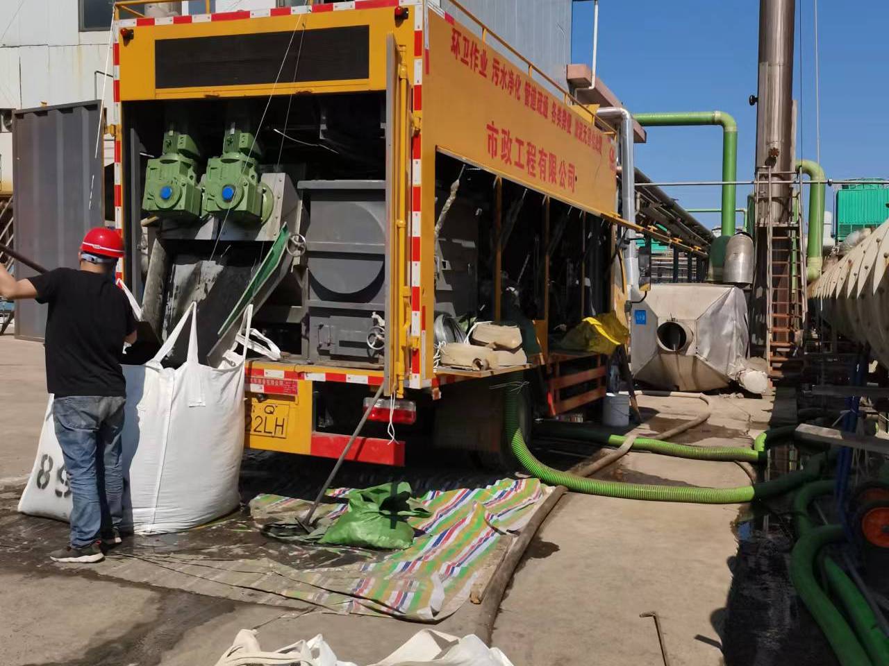 蚌埠淤泥压干处理